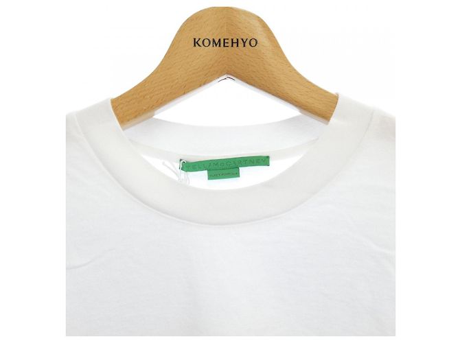 Stella Mc Cartney Camiseta Larga Record Stella McCartney Blanco - vista 5