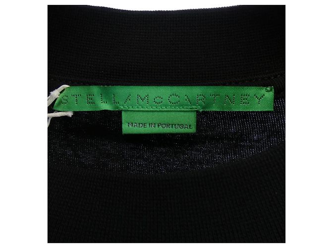 Stella Mc Cartney Camiseta Larga Record Stella McCartney Negro - vista 4
