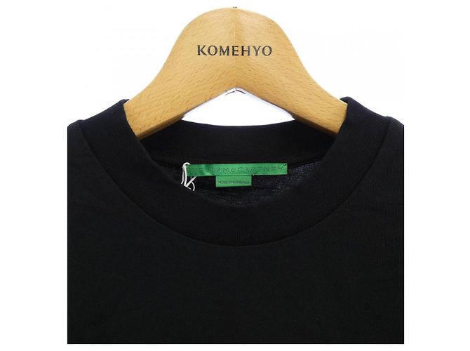 Stella Mc Cartney Camiseta Larga Record Stella McCartney Negro - vista 5