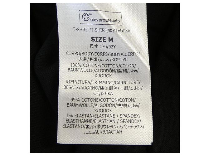 Stella Mc Cartney Camiseta Larga Record Stella McCartney Negro - vista 3