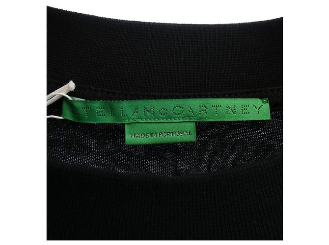 Stella Mc Cartney Camiseta Larga Record Stella McCartney Negro - vista 4
