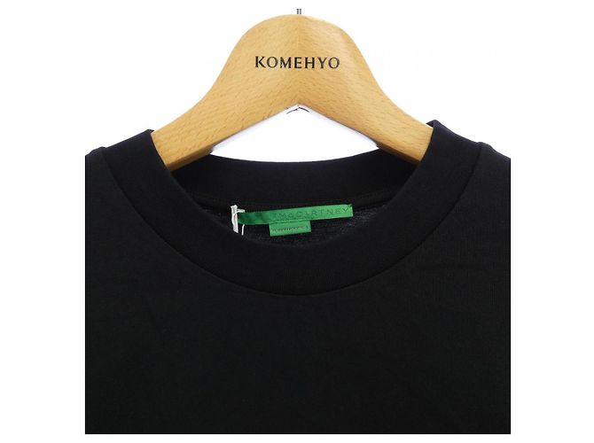 Stella Mc Cartney Camiseta Larga Record Stella McCartney Negro - vista 5
