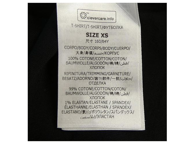 Stella Mc Cartney Camiseta Larga Record Stella McCartney Negro - vista 3