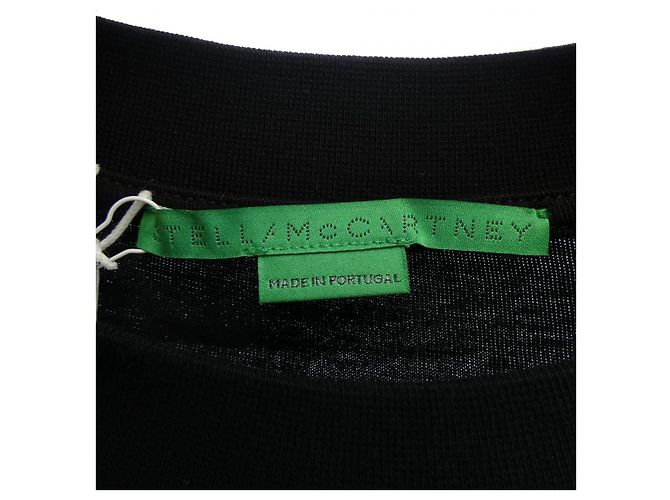 Stella Mc Cartney Camiseta Larga Record Stella McCartney Negro - vista 4