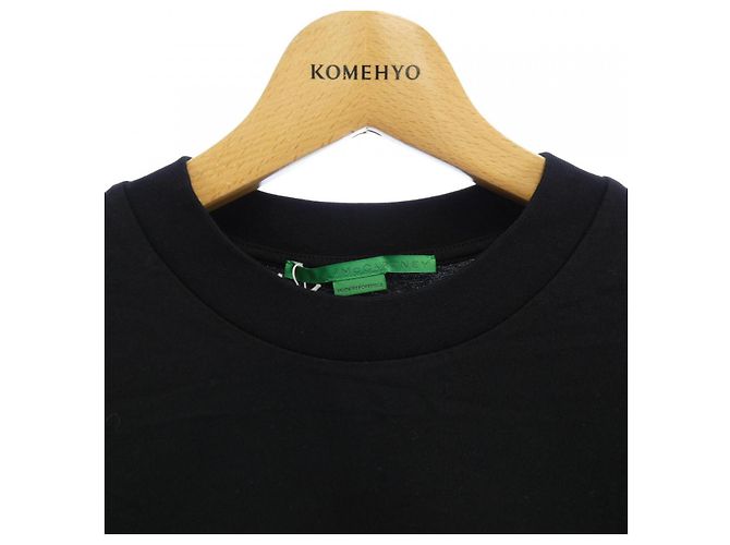 Stella Mc Cartney Camiseta Larga Record Stella McCartney Negro - vista 5