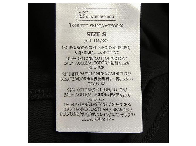 Stella Mc Cartney Camiseta Larga Record Stella McCartney Negro - vista 3