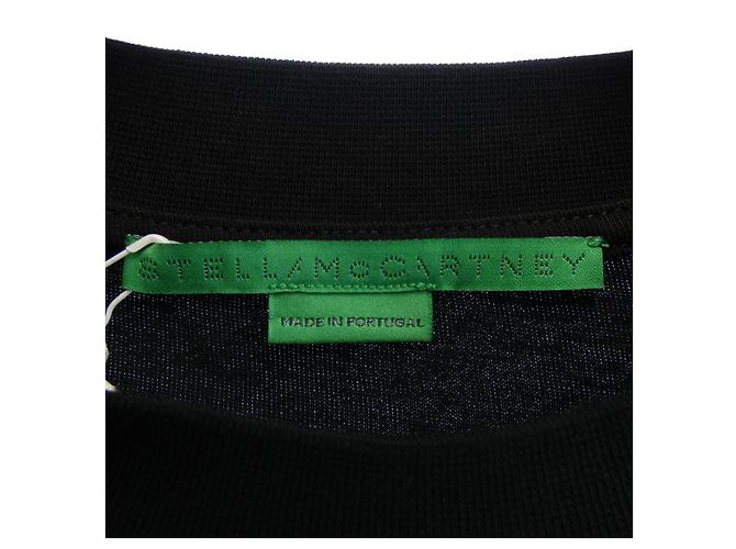 Stella Mc Cartney Camiseta Larga Record Stella McCartney Negro - vista 4