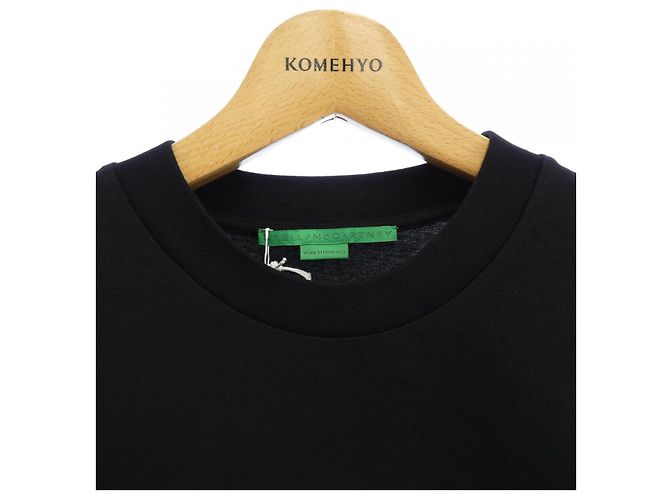 Stella Mc Cartney Camiseta Larga Record Stella McCartney Negro - vista 5