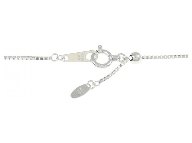 Autre Marque Collana a Croce con Diamanti in Oro Bianco e Oro Nero Au750 Argento - vista 5