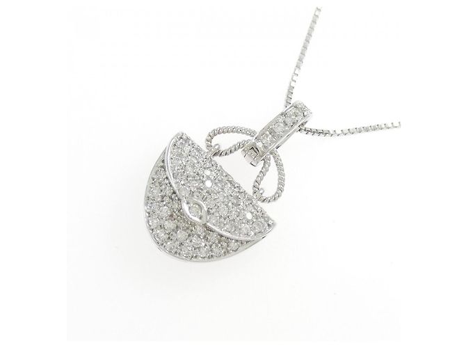 Autre Marque Collana in Au750 con Diamanti Argento - vista 3
