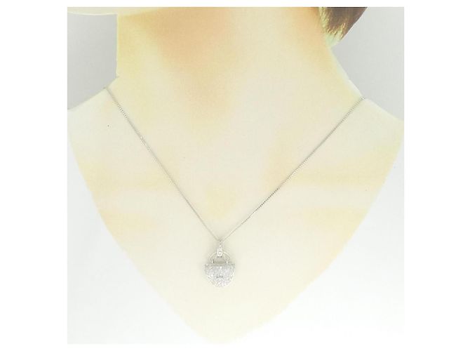 Autre Marque Collana in Au750 con Diamanti Argento - vista 6
