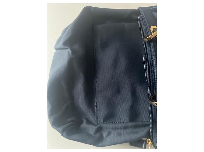 Courreges Borsa tote Courrèges in tela blu navy Blu scuro - vista 10