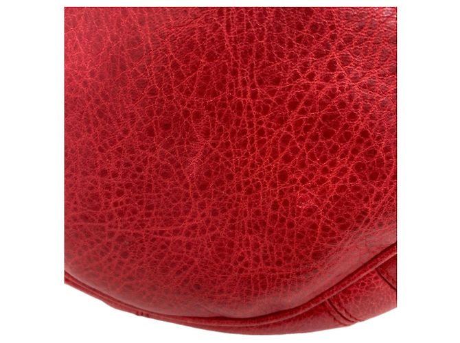 Borsa a mano mini pom classica Balenciaga Rosso - vista 15