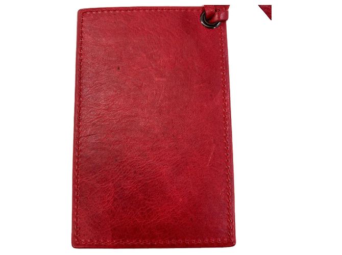 Borsa a mano mini pom classica Balenciaga Rosso - vista 25