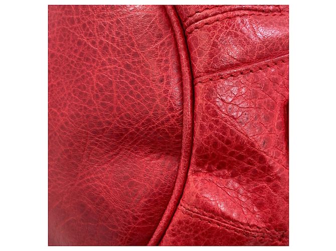 Borsa a mano mini pom classica Balenciaga Rosso - vista 28