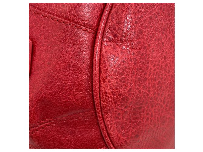 Borsa a mano mini pom classica Balenciaga Rosso - vista 29