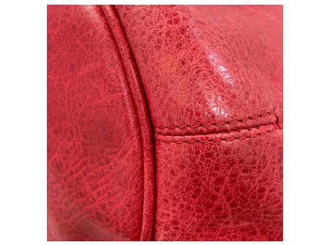 Borsa a mano mini pom classica Balenciaga Rosso - vista 30