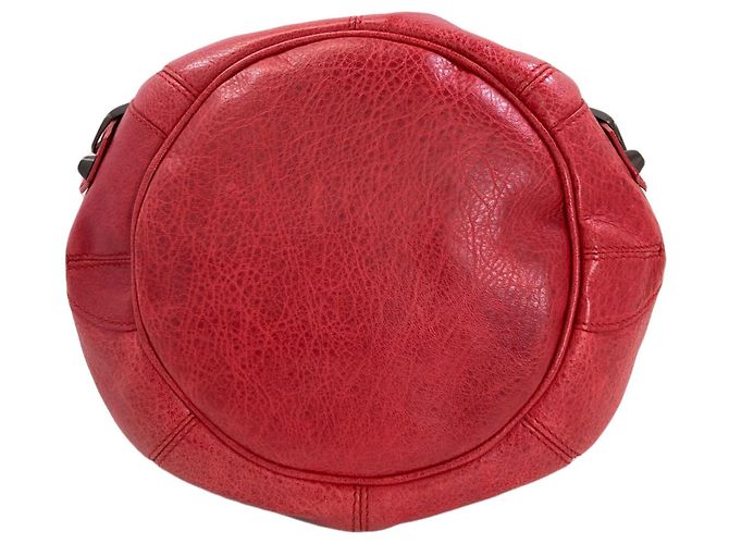Borsa a mano mini pom classica Balenciaga Rosso - vista 4