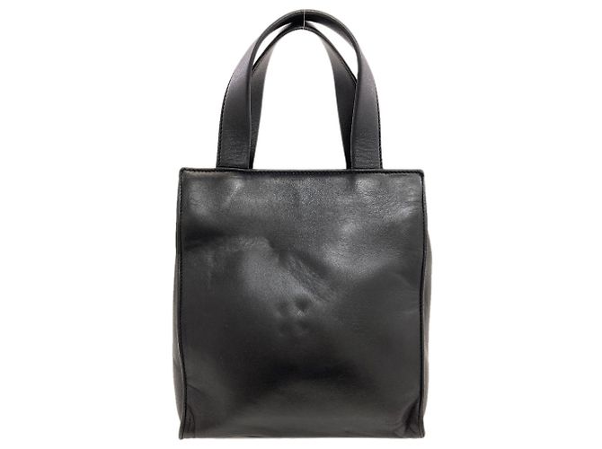 Schwarze Lammleder-Handtasche von Prada - Ansicht 2