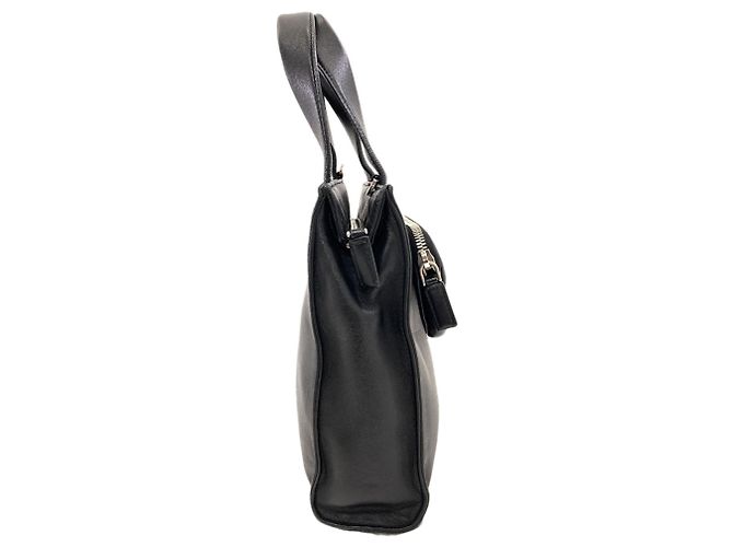 Schwarze Lammleder-Handtasche von Prada - Ansicht 3