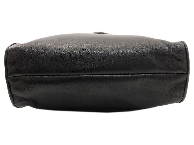 Schwarze Lammleder-Handtasche von Prada - Ansicht 4