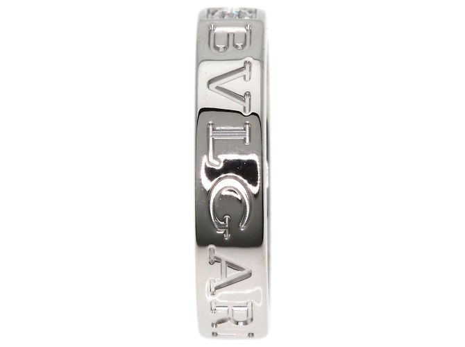 Bulgari Bvlgari Double Logo Diamantring aus 18K Weißgold - Ansicht 3