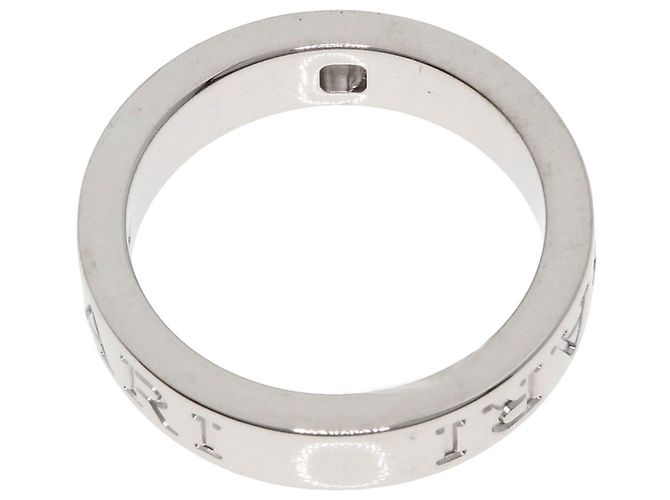 Bulgari Bvlgari Double Logo Diamantring aus 18K Weißgold - Ansicht 4