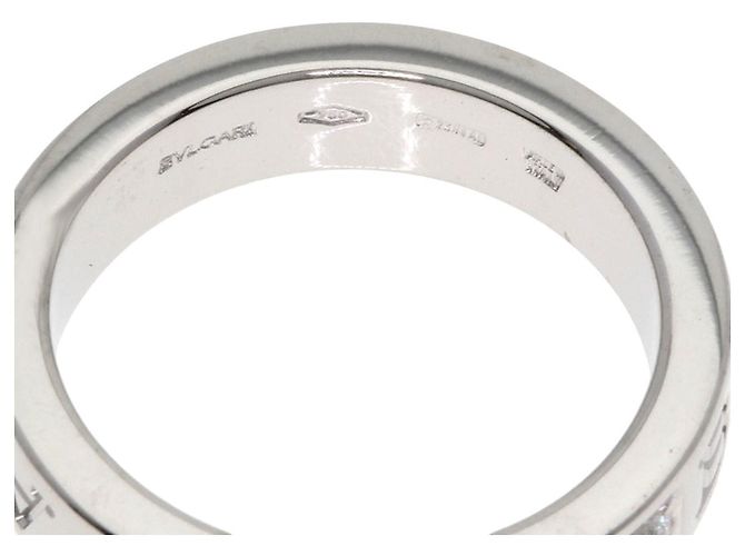 Bulgari Bvlgari Double Logo Diamantring aus 18K Weißgold - Ansicht 5