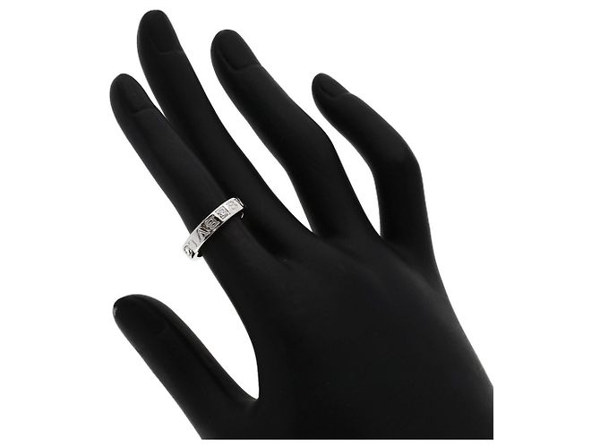 Bulgari Bvlgari Double Logo Diamantring aus 18K Weißgold - Ansicht 6