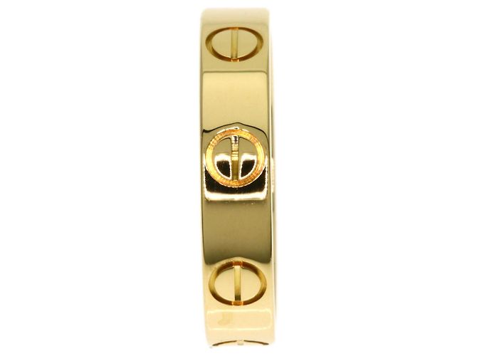 Anello Mini Love Cartier in oro giallo 18K - vista 3