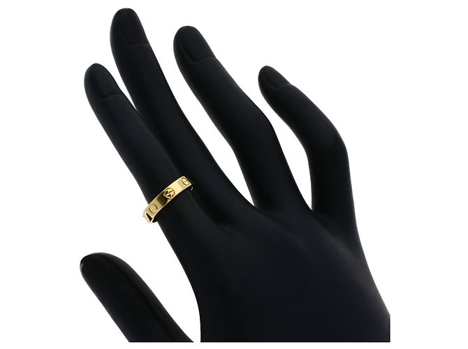 Anello Mini Love Cartier in oro giallo 18K - vista 5