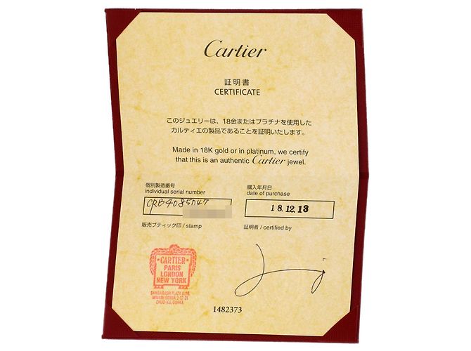 Anello Mini Love Cartier in oro giallo 18K - vista 6