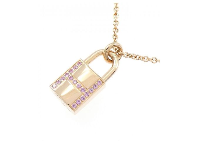 Hermès Collana Cadenas Hermes Kelly D'oro - vista 3