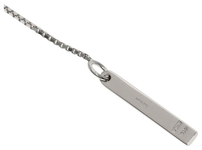 Collana Lariat Gucci in Oro Bianco 18K - vista 3
