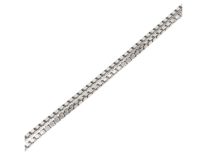 Collana Lariat Gucci in Oro Bianco 18K - vista 4