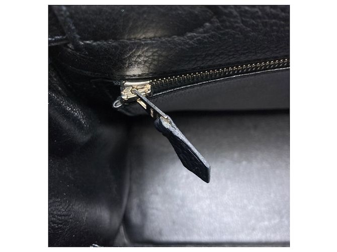Hermès Hermes Kelly 32 Handbag Black - view 12