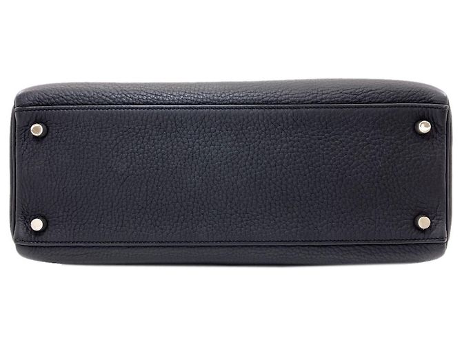 Hermès Hermes Kelly 32 Handbag Black - view 4