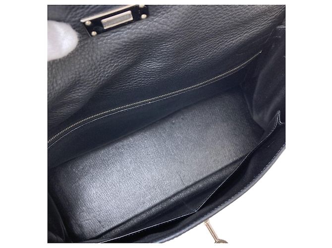 Hermès Hermes Kelly 32 Handbag Black - view 5