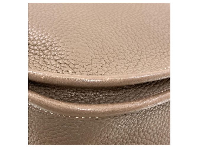 Hermès Evelyne 3 PM Schultertasche Taupe - Ansicht 20