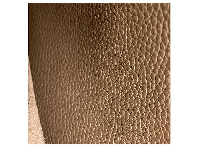 Hermès Evelyne 3 PM Schultertasche Taupe - Ansicht 9