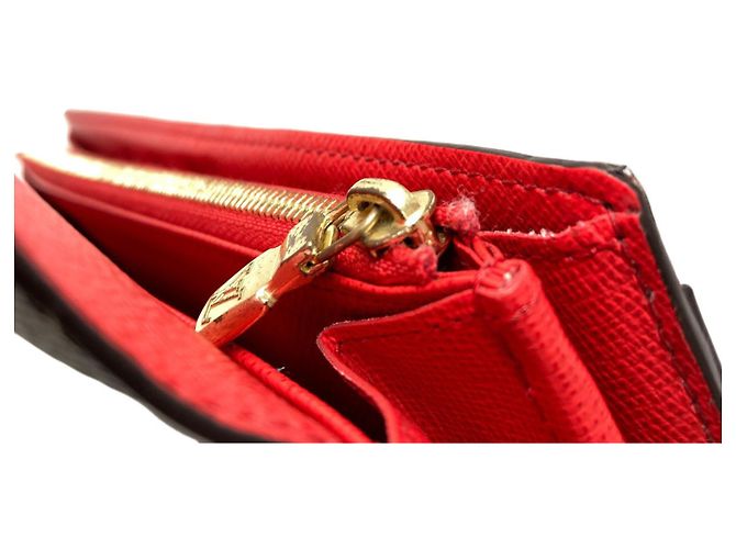 Sarah Cartera larga de lona Monogram Louis Vuitton Roja Monograma - vista 10