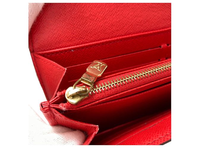 Sarah Cartera larga de lona Monogram Louis Vuitton Roja Monograma - vista 11