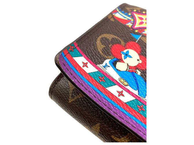 Sarah Cartera larga de lona Monogram Louis Vuitton Roja Monograma - vista 18