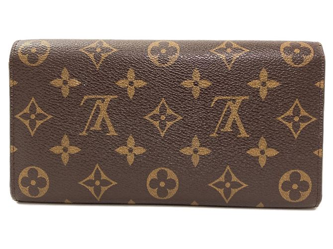 Sarah Cartera larga de lona Monogram Louis Vuitton Roja Monograma - vista 2