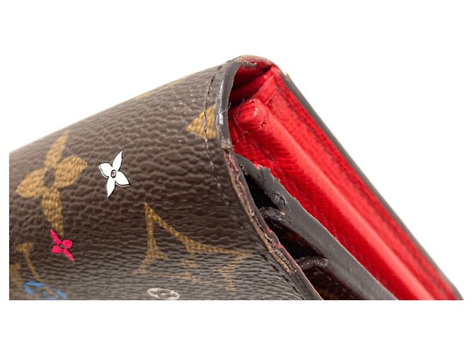 Sarah Cartera larga de lona Monogram Louis Vuitton Roja Monograma - vista 23