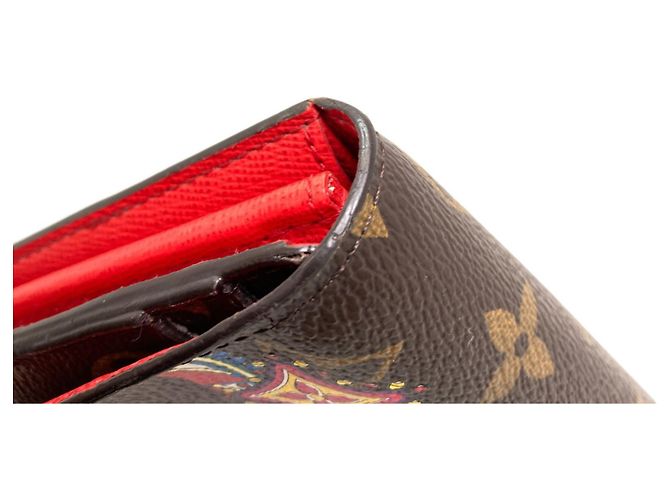 Sarah Cartera larga de lona Monogram Louis Vuitton Roja Monograma - vista 24