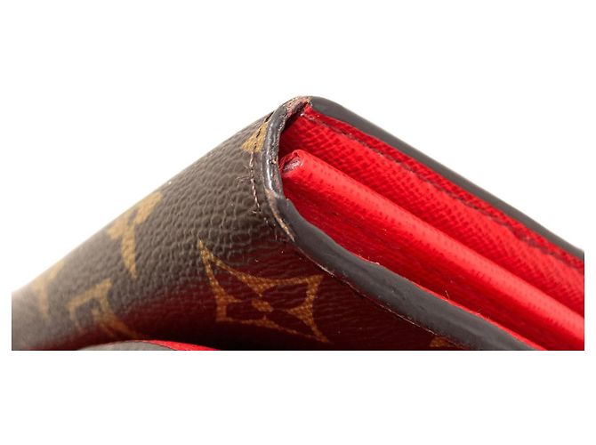 Sarah Cartera larga de lona Monogram Louis Vuitton Roja Monograma - vista 25