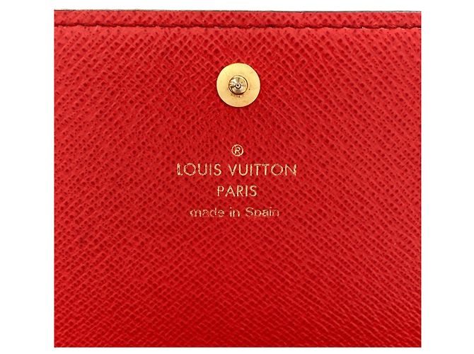 Sarah Cartera larga de lona Monogram Louis Vuitton Roja Monograma - vista 7