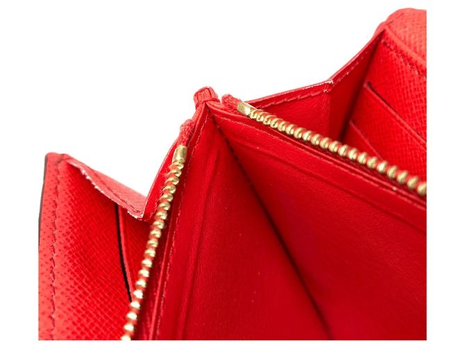 Sarah Cartera larga de lona Monogram Louis Vuitton Roja Monograma - vista 8