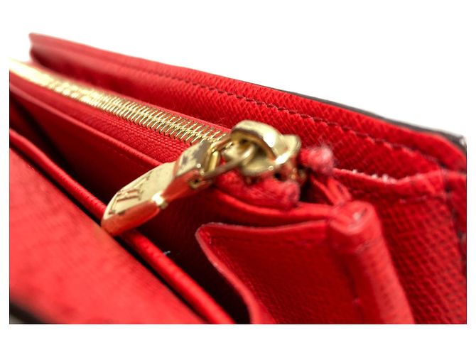 Sarah Cartera larga de lona Monogram Louis Vuitton Roja Monograma - vista 9